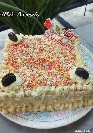 Foto resep Kue Ultah Minimalis