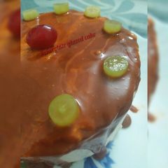 Chocolate glazed cake A picture of Chocolate glazed cake.