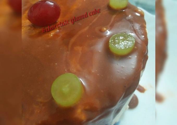 Recipe of Ultimate Chocolate glazed cake