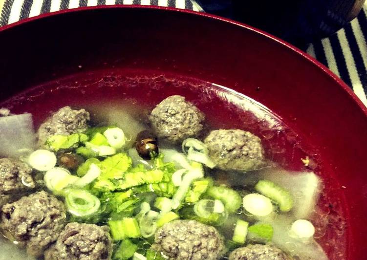 Resep Soto Bandung bola-bola daging yang Enak