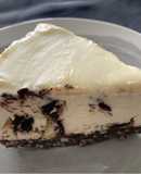 Cheesecake oreo con chocolate blanco
