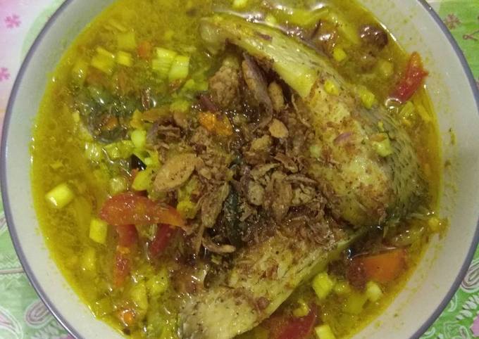 Resep Sop Gurame Kuning Anti Gagal