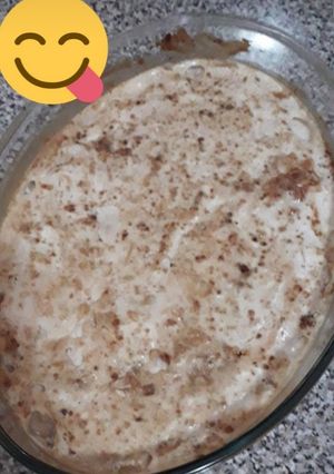 Foto de Frango com sopa cebola e creme de soja