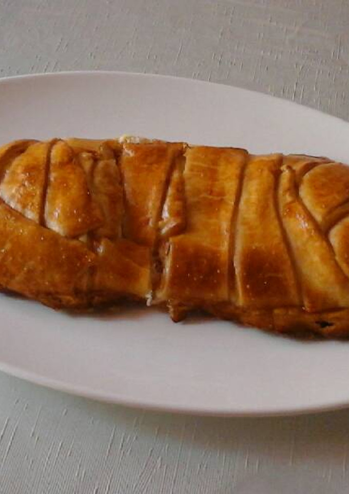 Una foto de Trenza de atún y queso