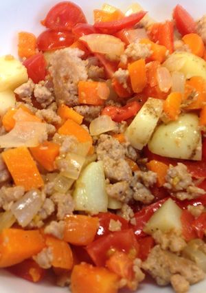 A picture of Sausage Hash.