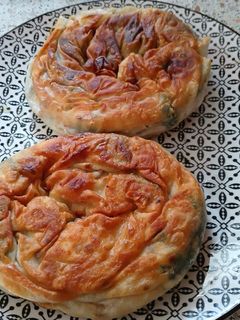 A picture of Individual Spinach and Cheese Pies.