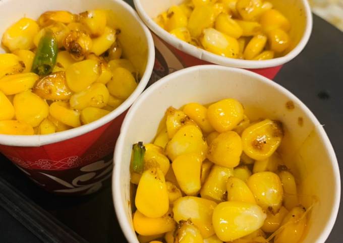 Sweet corn chaat Recipe