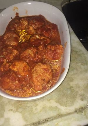 Una foto de Albóndigas de pollo