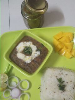 दाल मखनी और जीरा राइस(dal makhani aur jira rice recipe in hindi) रेसिपी मुख्य फोटो