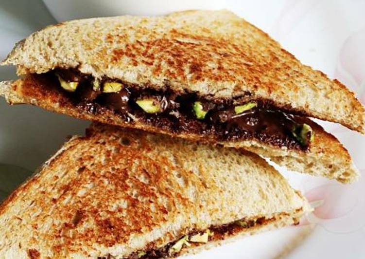 Steps to Prepare Any-night-of-the-week Chocolate sandwich 🥪