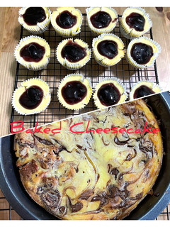 Foto resep Duo Baked Cheesecake