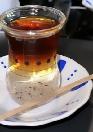 عکسی از دستور چای دو رنگ