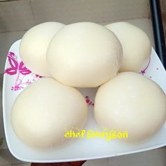 A picture of Unadulterated fufu/akpu 😁😁😋.