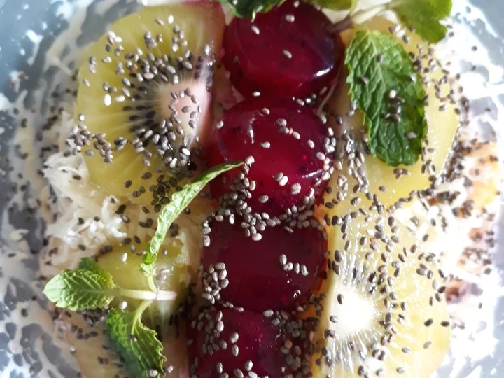 Cara Gampang Menyiapkan Resep Salad Buah Chiaseed Yogurt yang Sempurna Anti Ribet, Mantap Sekali