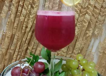 How to Recipe Tasty Red grapes juice
