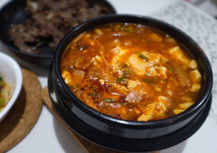 Step-by-Step Guide to Prepare Super Quick Homemade Sundubu-jjigae