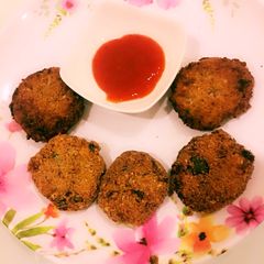 A picture of Red Pumpkin Fritters/Cutlet.