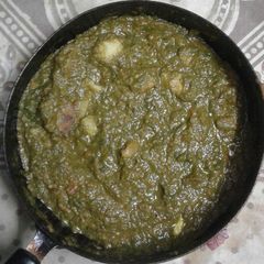 A picture of Palak saag.