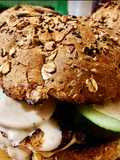 Chunky beef burger