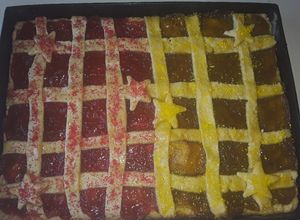Una foto de Pasta Frolla Gigante!! de: Dulce de Batata y Dulce de Membrillo😍