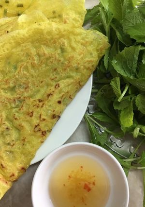 Hình của món Bánh xèo.