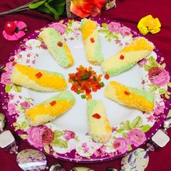 A picture of Try colour coconut roll.