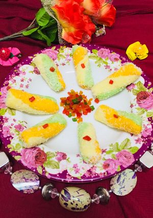A picture of Try colour coconut roll.