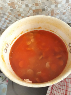Foto resep Sop merah sosis