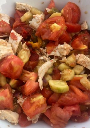 Une photo de Salade chaude