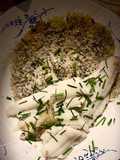 Plie, parmesan, basilic, basta