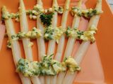 Asperges blanches et sa sauce flamande #brunch