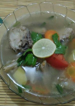 Foto resep Sop ayam kampung klaten ala pak min