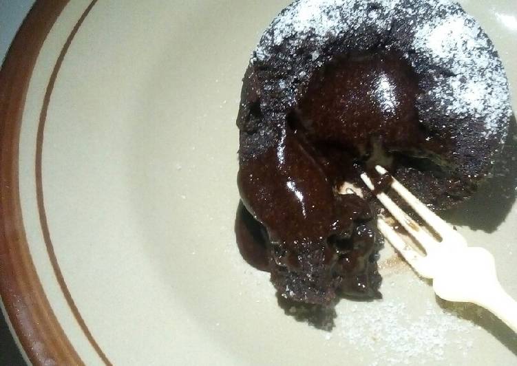 makanan Chocolatos lava cake Jadi, tidak cukup satu