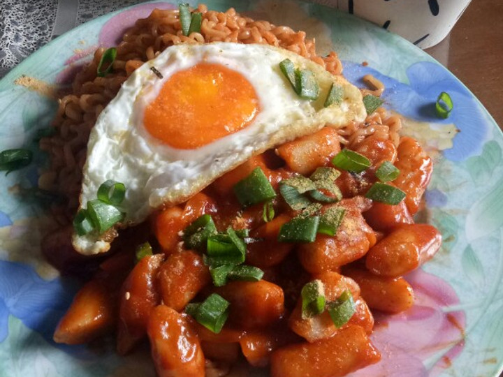 Cara Gampang Menyiapkan Tteokbokki dengan saus gochujang home made Anti Gagal