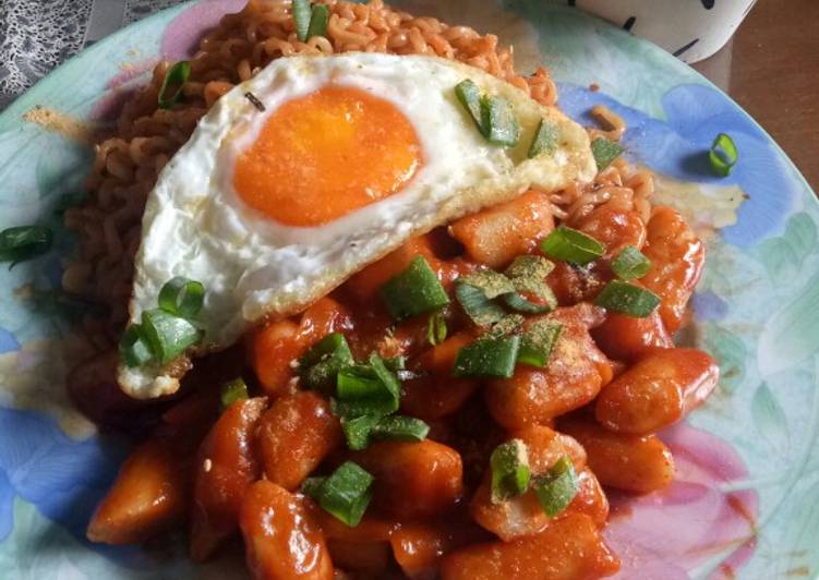 Cara Gampang Membuat Tteokbokki dengan saus gochujang home made, Sempurna