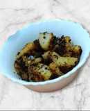 Coconut peanut jeera aloo