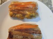 Una foto de tempeh en salsa