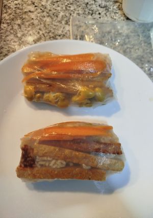 Una foto de Rollitos de tempeh