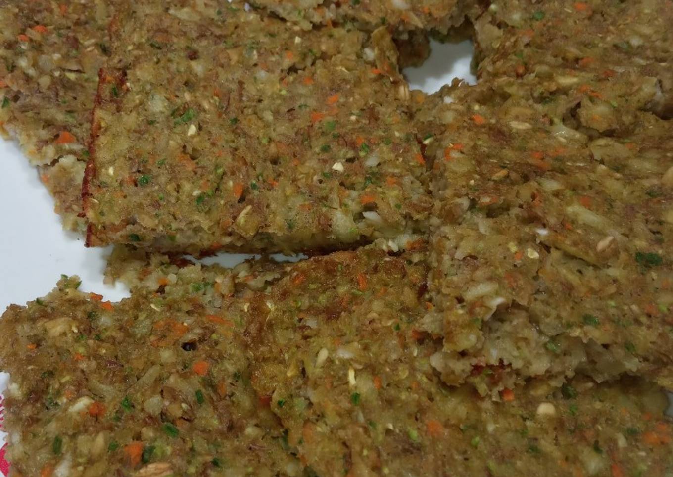 Fainá de zapallito y lentejas