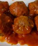Albóndigas de carne vacuna con salsa