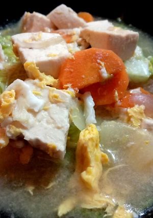 Foto resep Sup Sayur Kuah Telur