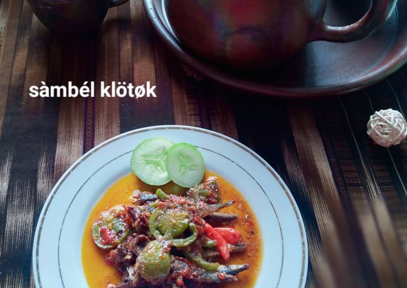 Sambel iwak klotok������