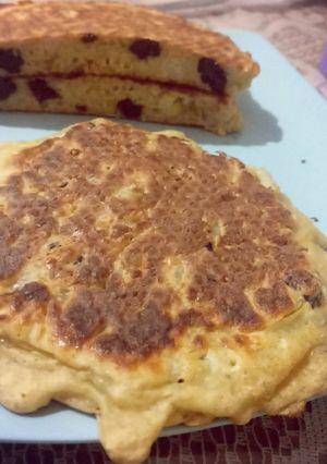 Una foto de Panqueques de Avena cuarentenados