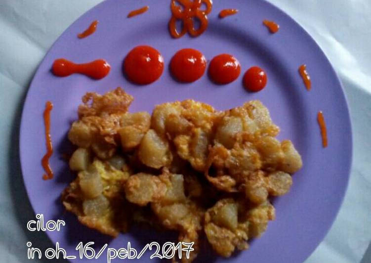 makanan Cilor aka cilok goreng telor Anti Gagal