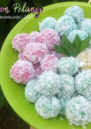 Foto resep Klepon Pelangi
