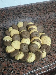 صورة لوصفة بسكوت شاي فانيليا وشكولاتة🍪