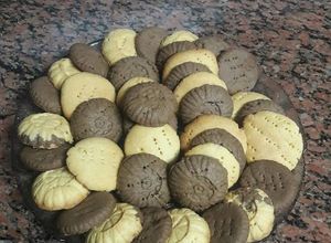 صورة لوصفة بسكوت شاي فانيليا وشكولاتة🍪