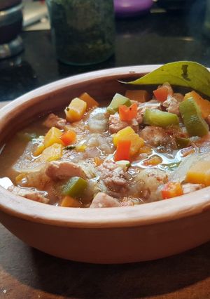 Una foto de Cazuela de pollo criolla #CocinaMundial2018 #Argentina