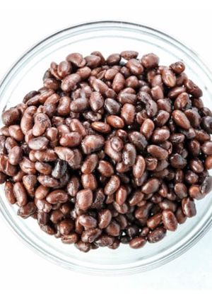 A picture of Instapot Black Beans.