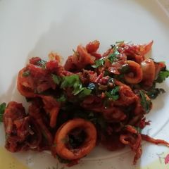 Squid/Calamari Masala A picture of Squid/Calamari Masala.